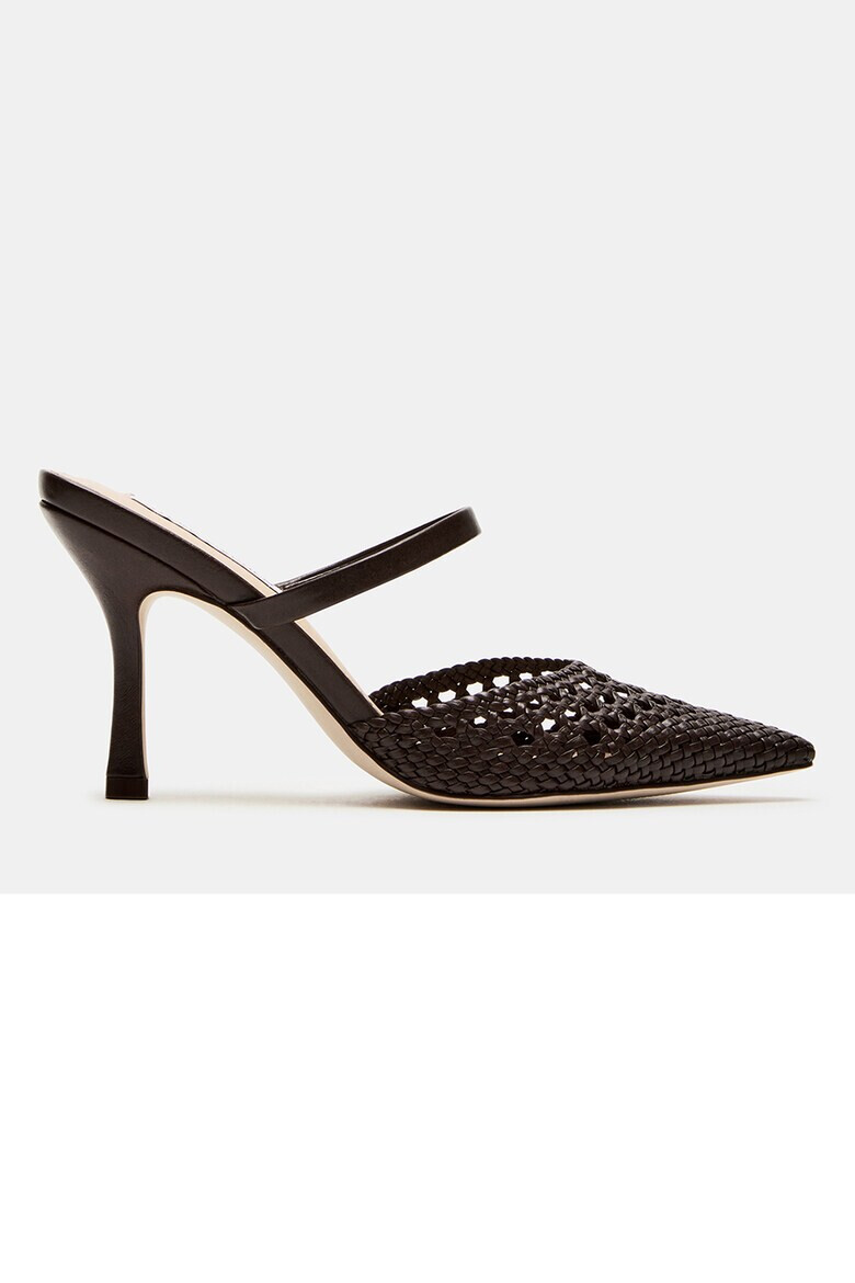 Steve Madden Сплетено сабо - Тъмнокафяв - Pepit.bg