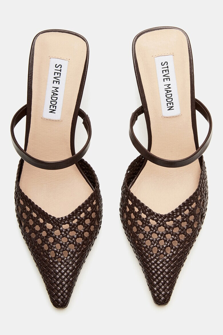 Steve Madden Сплетено сабо - Тъмнокафяв - Pepit.bg