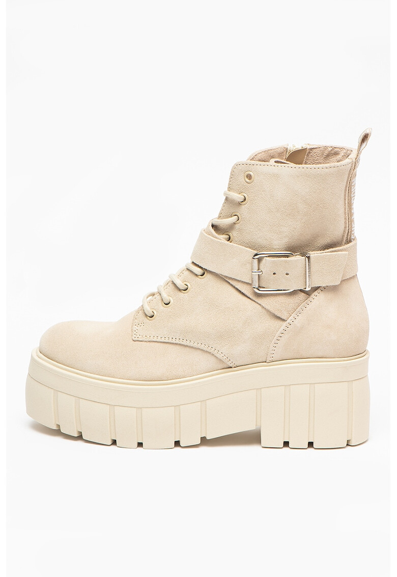 Steve Madden Боти Folie от еко кожа с лачен ефект - Pepit.bg