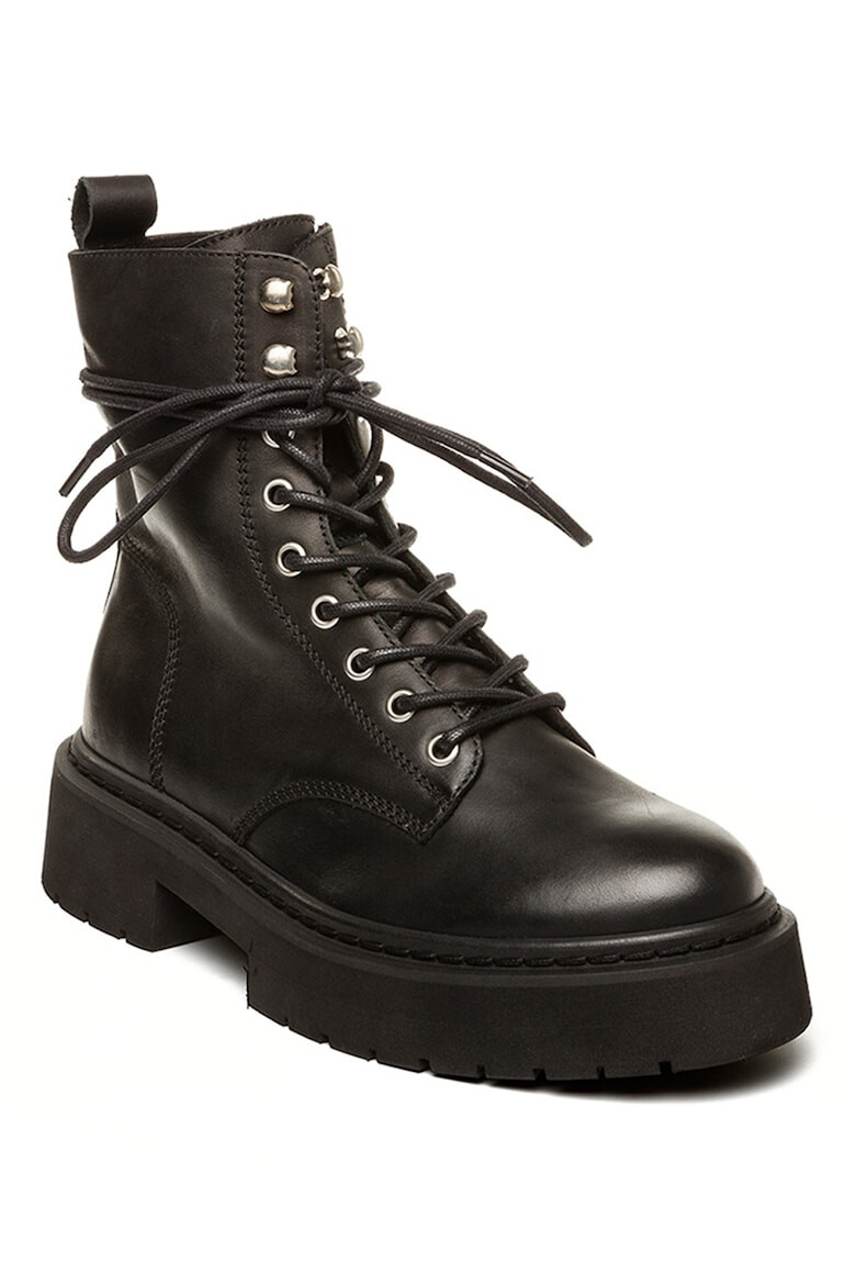 Steve Madden Велурени боти Gusto - Черен - Pepit.bg