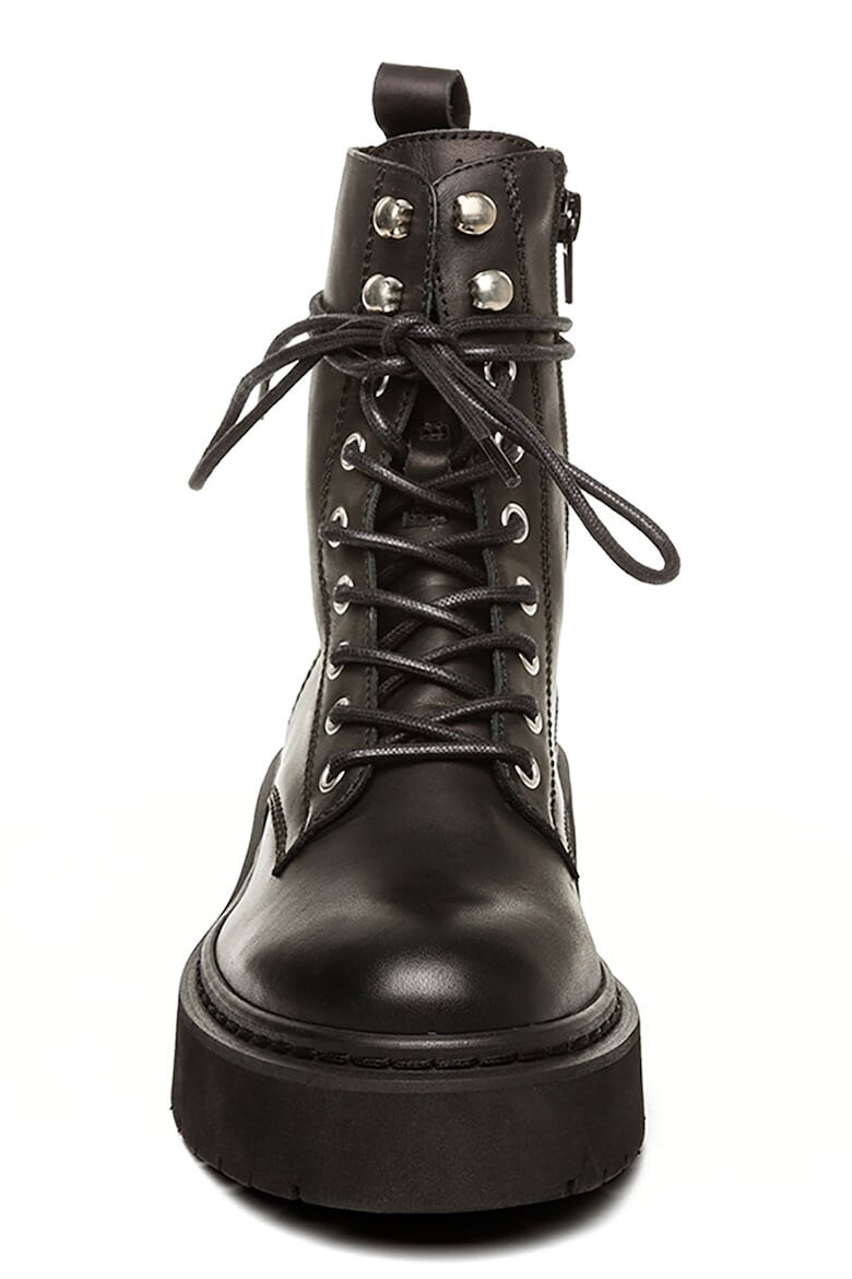 Steve Madden Велурени боти Gusto - Черен - Pepit.bg