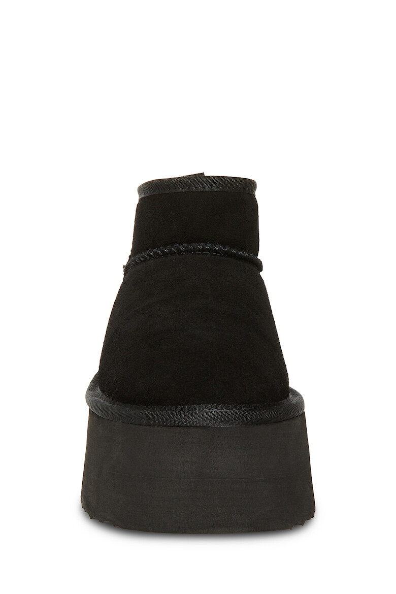 Steve Madden Велурени боти с равна платформа - Черен - Pepit.bg