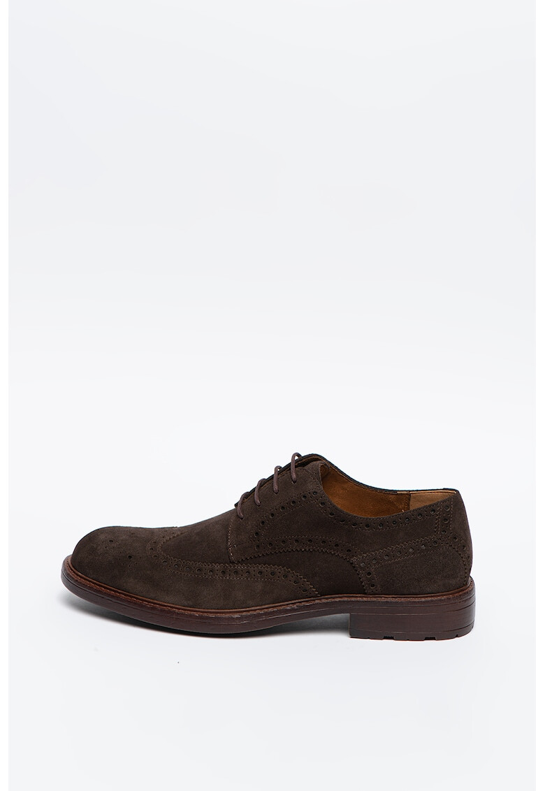 Steve Madden Велурени обувки Neerick тип Brogue - Pepit.bg