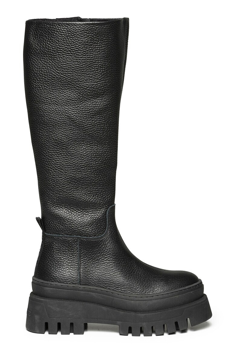 Steve Madden Високи кожени ботуши Chipp - Pepit.bg