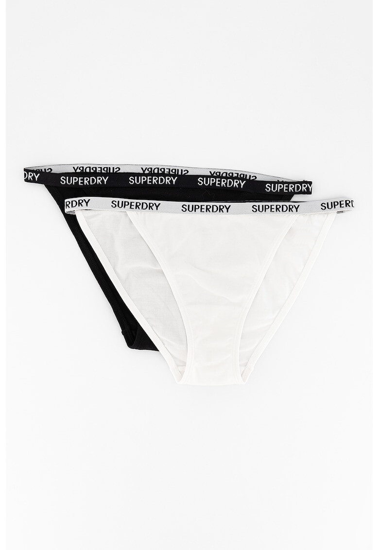 SUPERDRY Бикини тип бразилиана с лого - 2 чифта - Pepit.bg