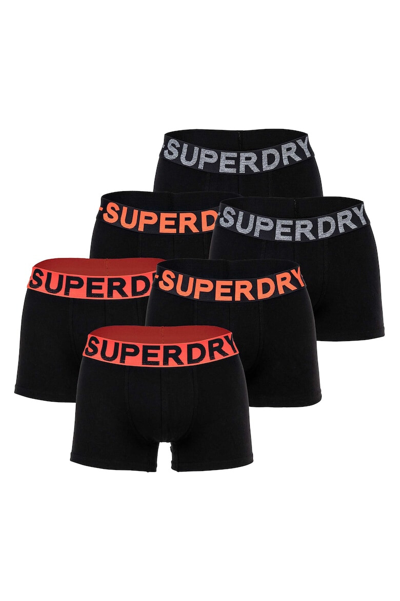 SUPERDRY Боксерки от органичен памук с лого - 6 чифта - Pepit.bg