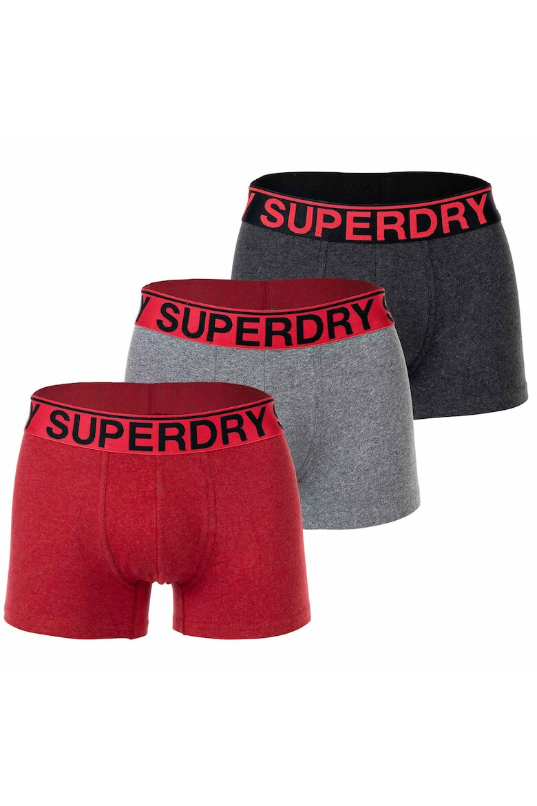 SUPERDRY Боксерки с лого - 3 чифта - Pepit.bg