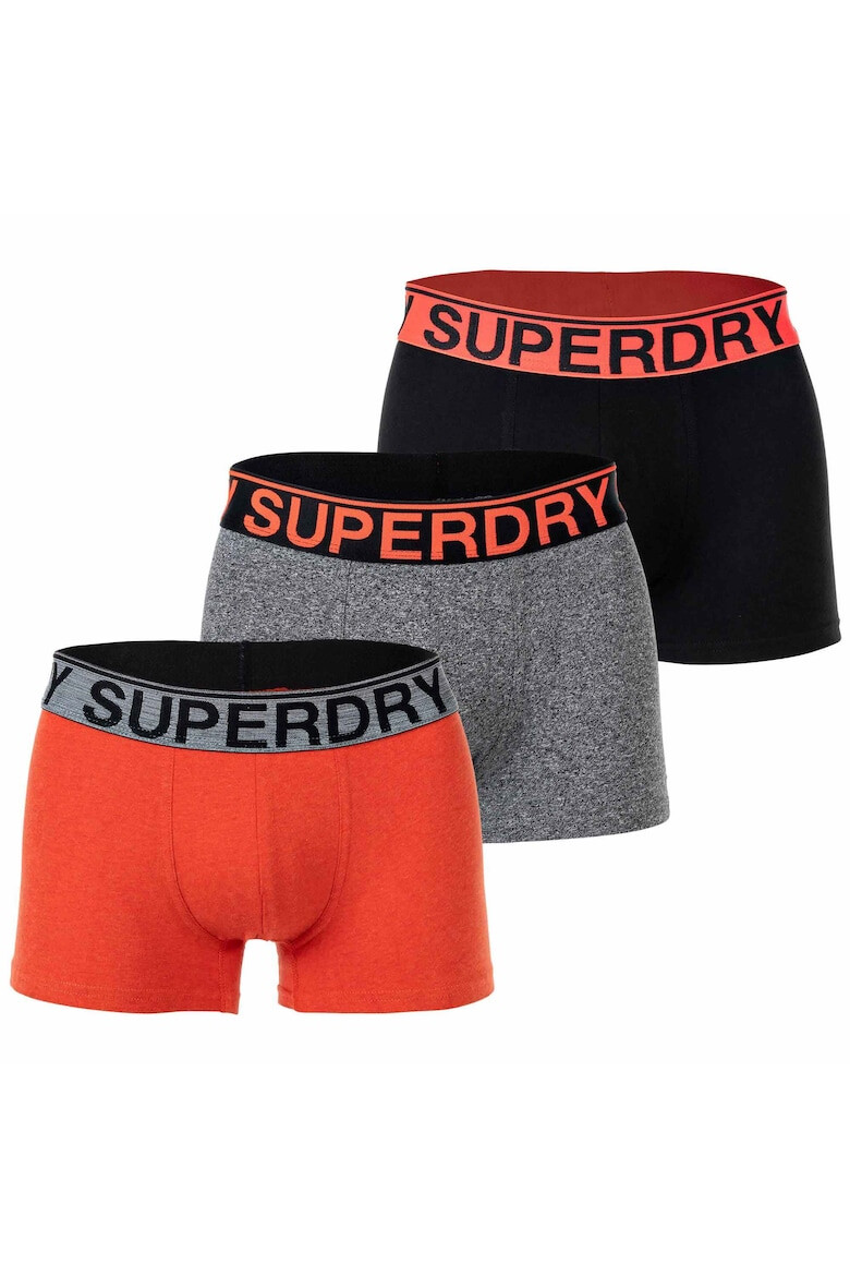 SUPERDRY Боксерки с лого - 3 чифта - Pepit.bg