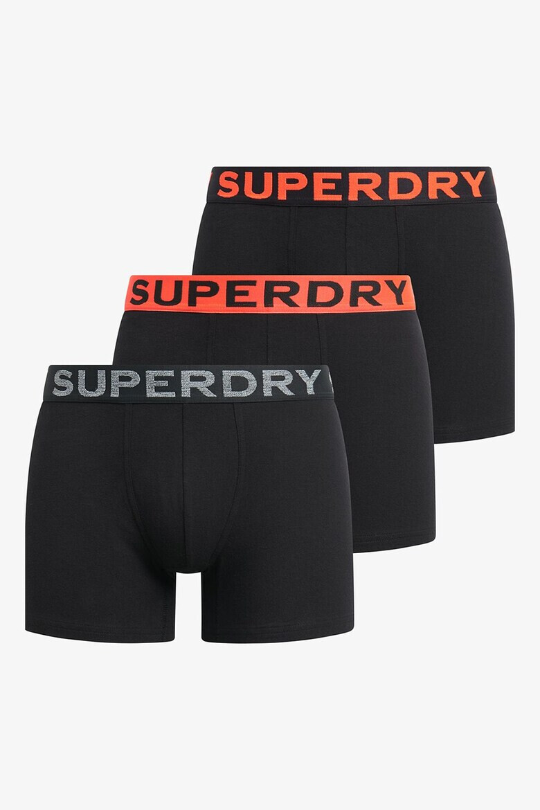 SUPERDRY Боксерки с лого - 3 чифта - Pepit.bg