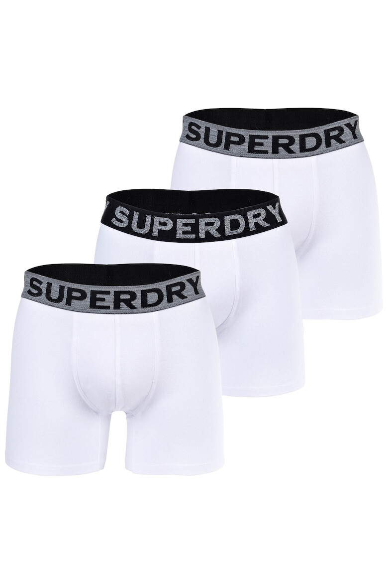 SUPERDRY Боксерки с лого на талията - 3 чифта - Pepit.bg