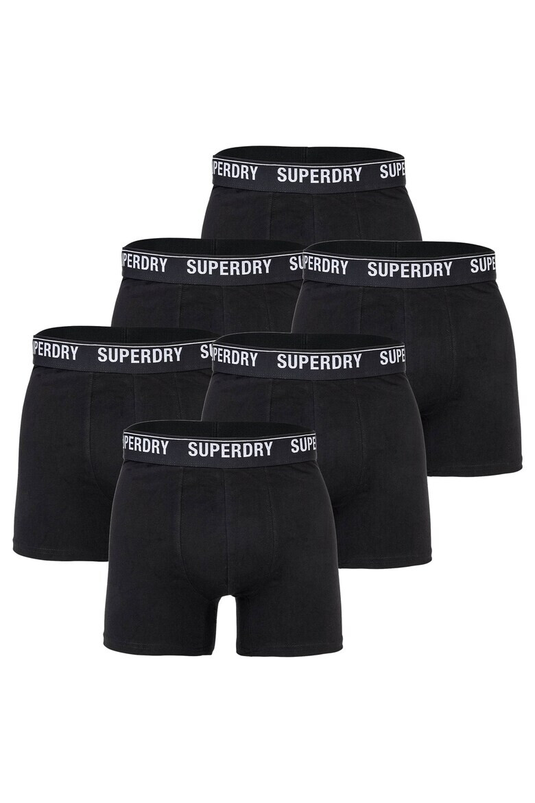 SUPERDRY Боксерки с лого на талията - 6 чифта - Pepit.bg