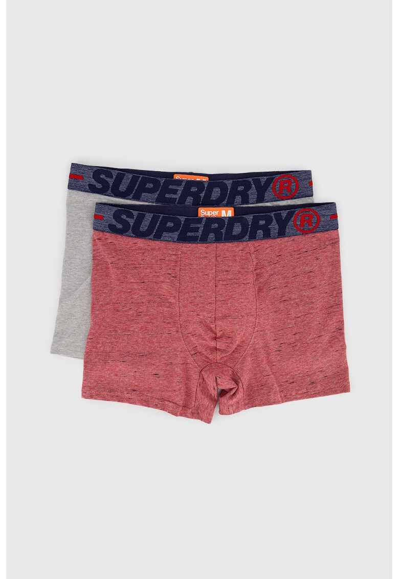 SUPERDRY Боксерки с лого на талията - 2 чифта - Pepit.bg