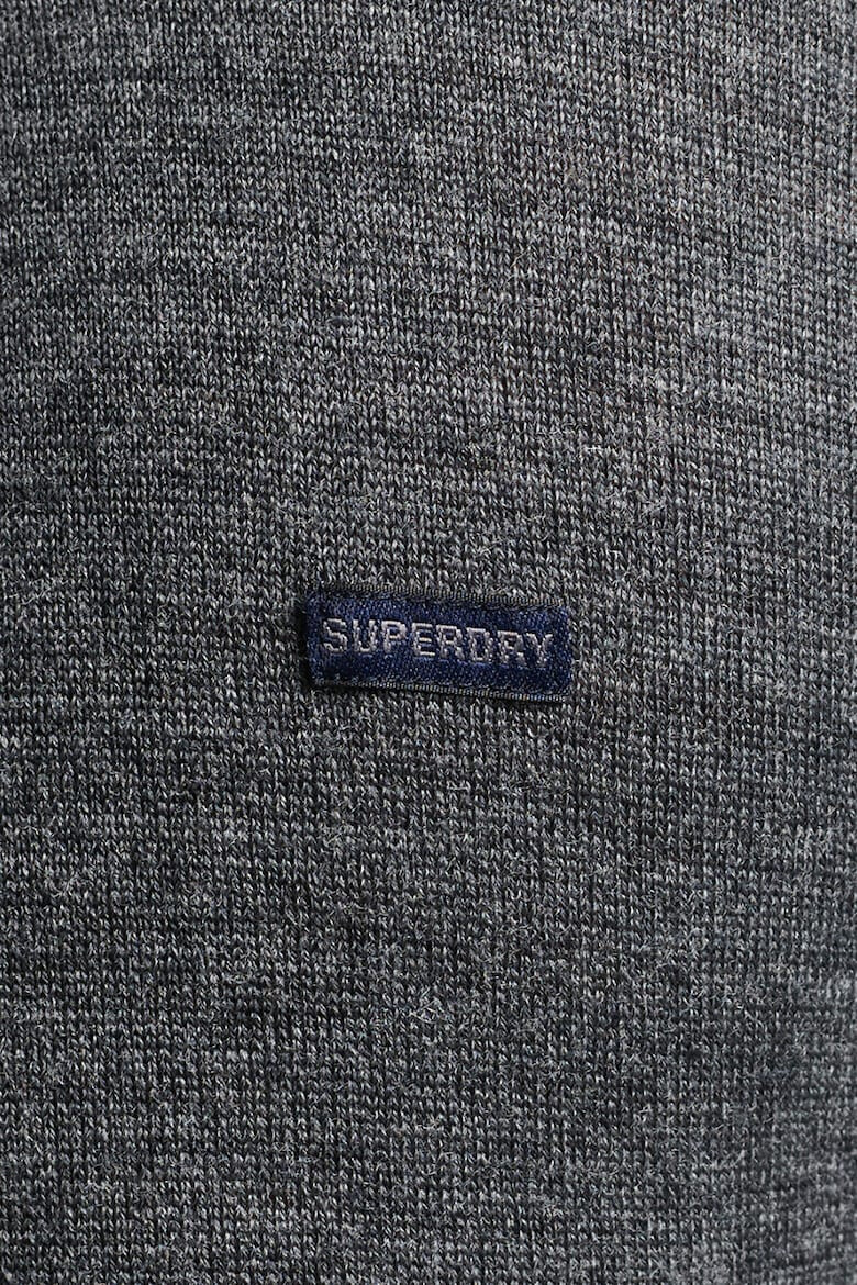 SUPERDRY Фино плетен пуловер с овално деколте - Pepit.bg