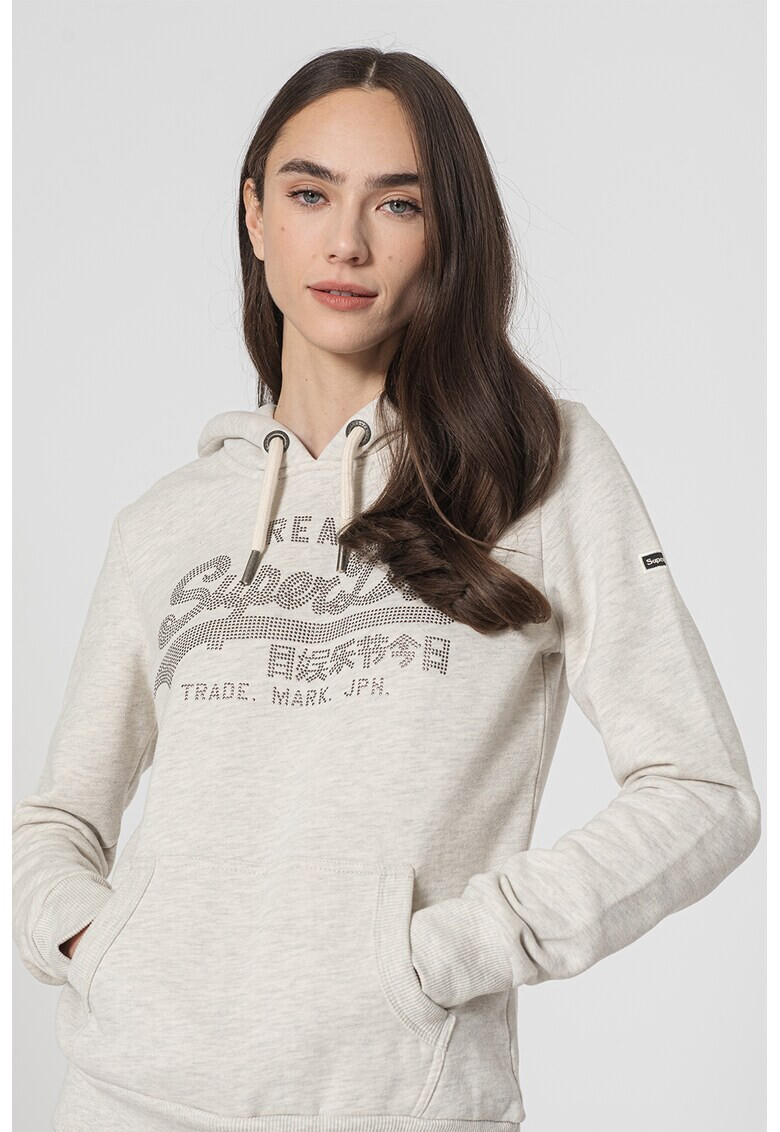 SUPERDRY Худи Boho с памук с джоб кенгуру - Pepit.bg