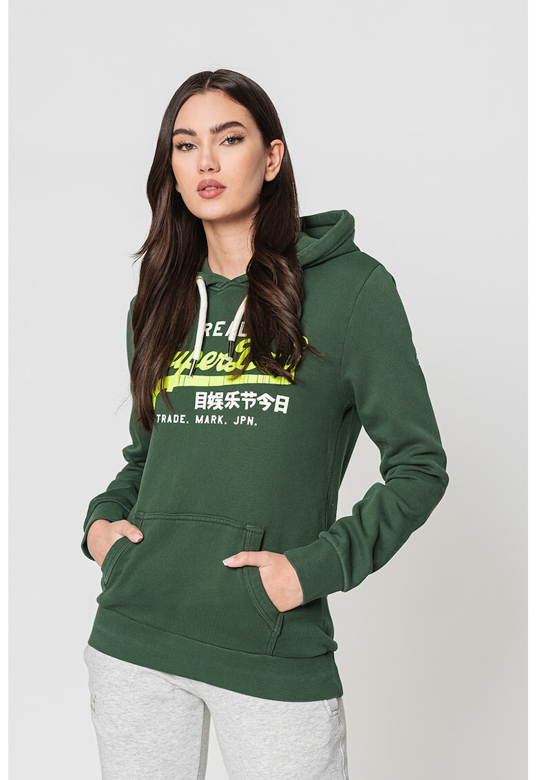 SUPERDRY Худи Vintage с лого и джоб кенгуру - Pepit.bg