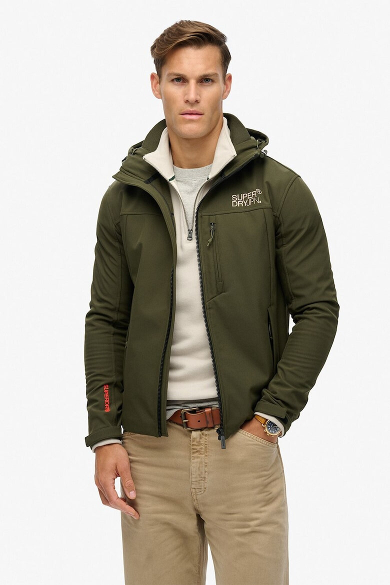 SUPERDRY Яке с качулка и лого - Pepit.bg