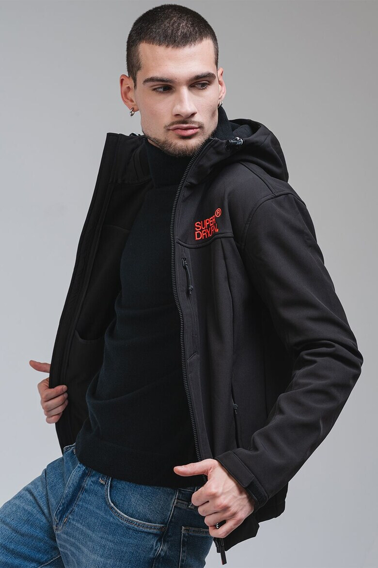 SUPERDRY Яке с качулка и лого - Pepit.bg