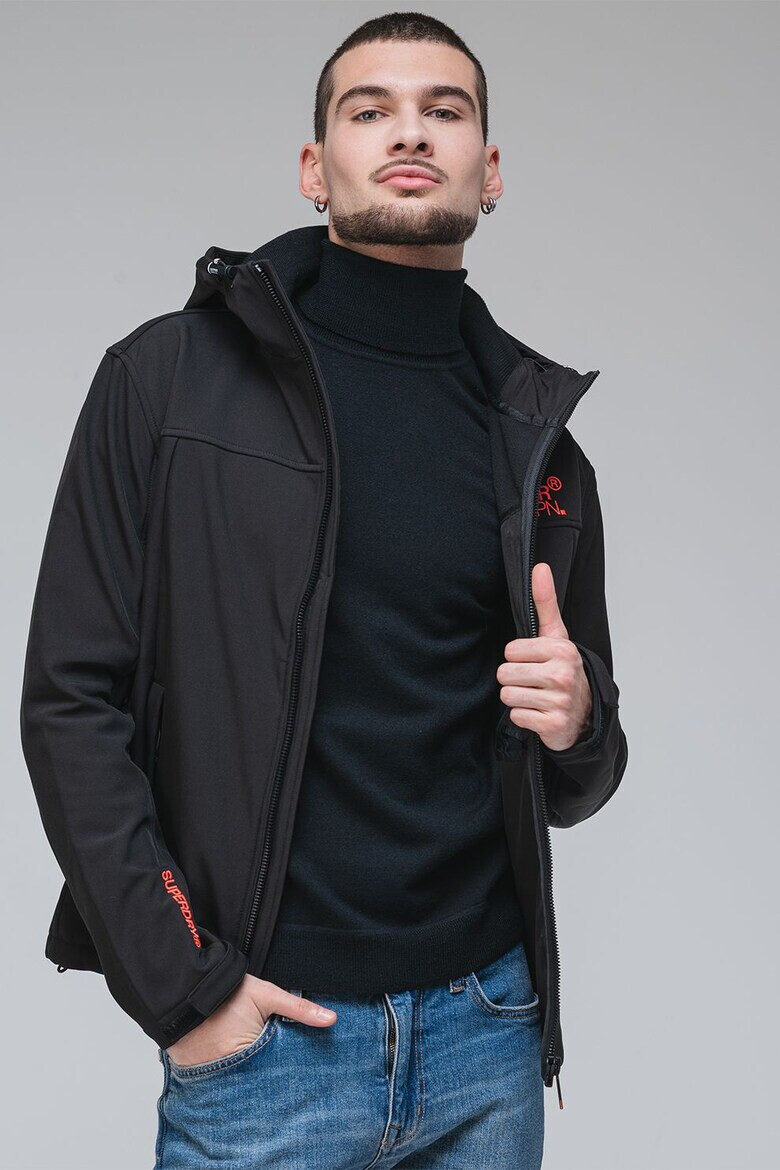 SUPERDRY Яке с качулка и лого - Pepit.bg