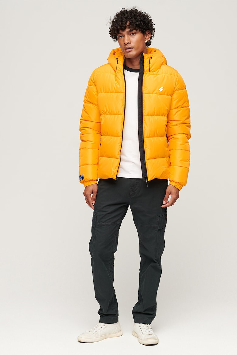 SUPERDRY Капитонирано зимно яке Sports Puffer с качулка - Pepit.bg