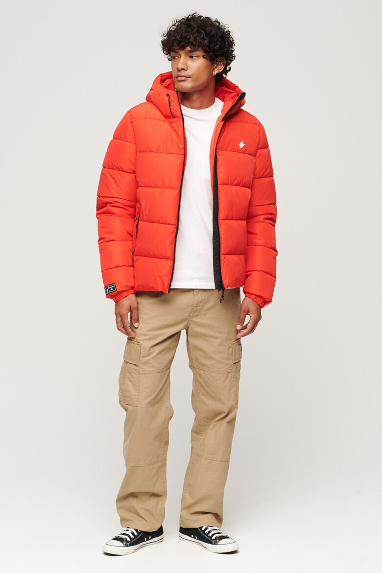 SUPERDRY Капитонирано зимно яке Sports Puffer с качулка - Pepit.bg