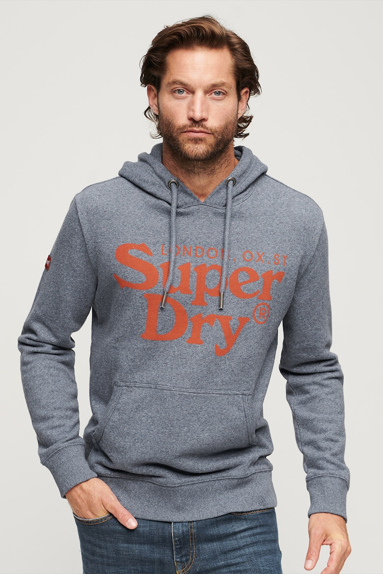 SUPERDRY Худи на лога с джоб кенгуру - Pepit.bg