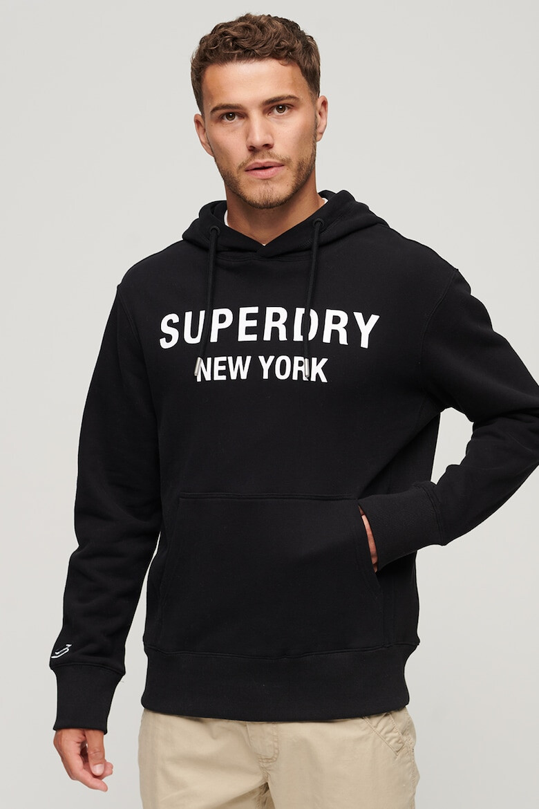 SUPERDRY Худи на лога с джоб кенгуру - Pepit.bg