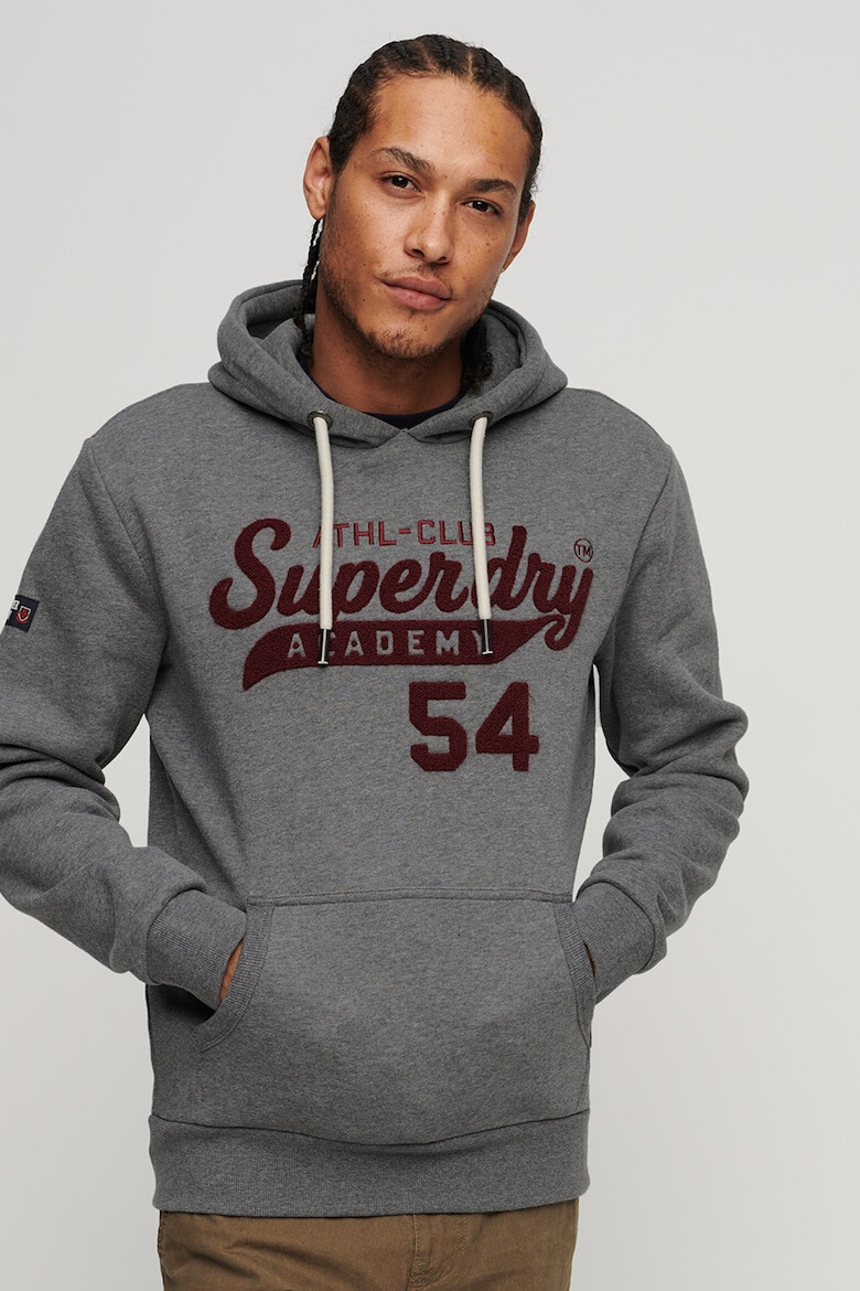 SUPERDRY Худи Ovin Athletic с джобове кенгуру и връзки - Pepit.bg