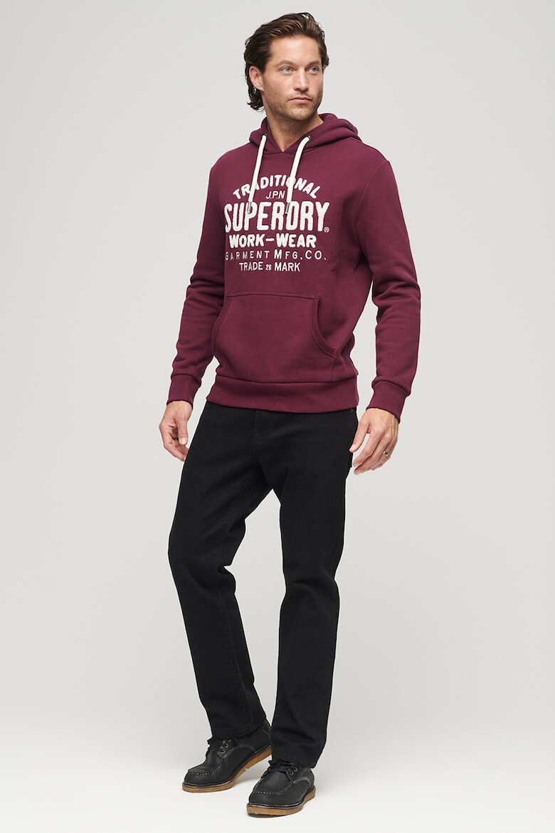 SUPERDRY Худи Ovin Athletic с джобове кенгуру и връзки - Pepit.bg