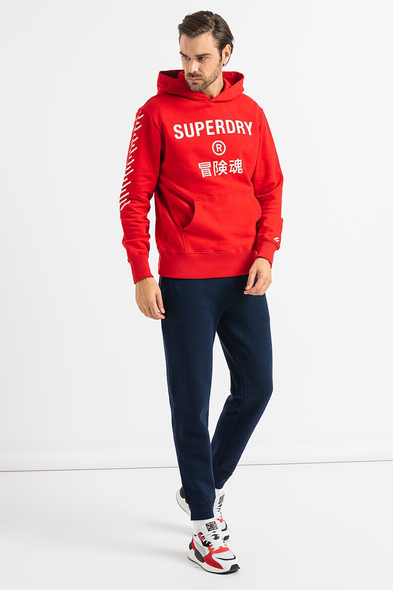 SUPERDRY Худи с лого и джоб кенгуру - Pepit.bg