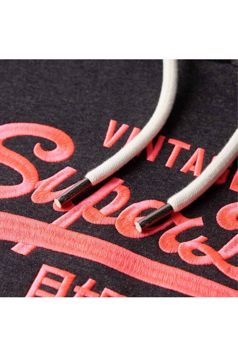 Superdry  Co Худи с лого и джоб кенгуру - Черен - Pepit.bg