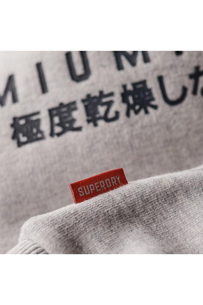 Superdry  Co Худи с лого и джоб кенгуру - Светло сив - Pepit.bg