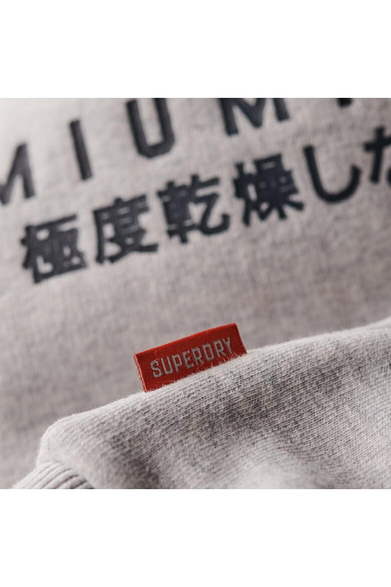 Superdry  Co Худи с лого и джоб кенгуру - Светло сив - Pepit.bg
