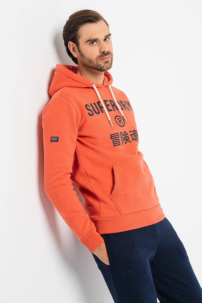 SUPERDRY Худи с лого и връзки - Pepit.bg