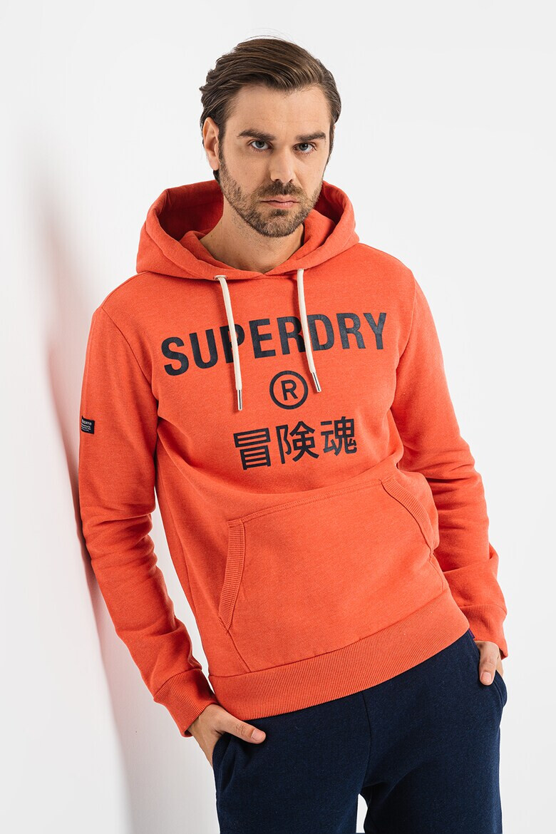 SUPERDRY Худи с лого и връзки - Pepit.bg