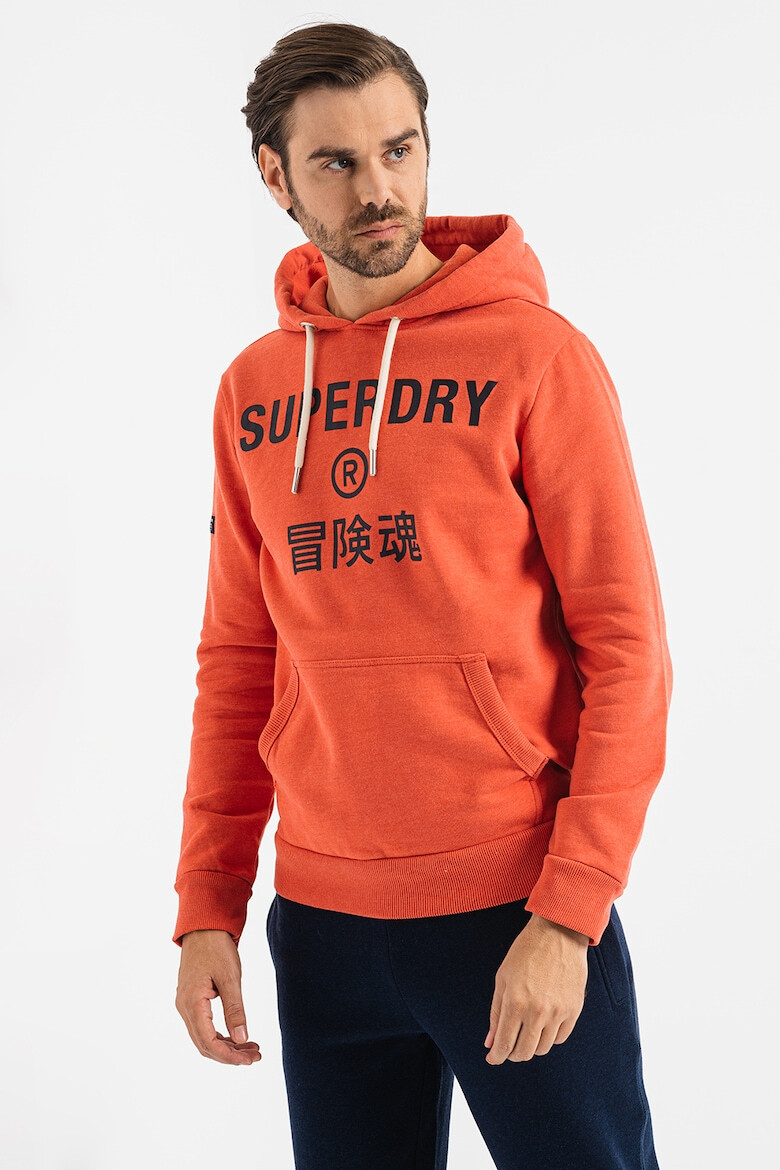 SUPERDRY Худи с лого и връзки - Pepit.bg