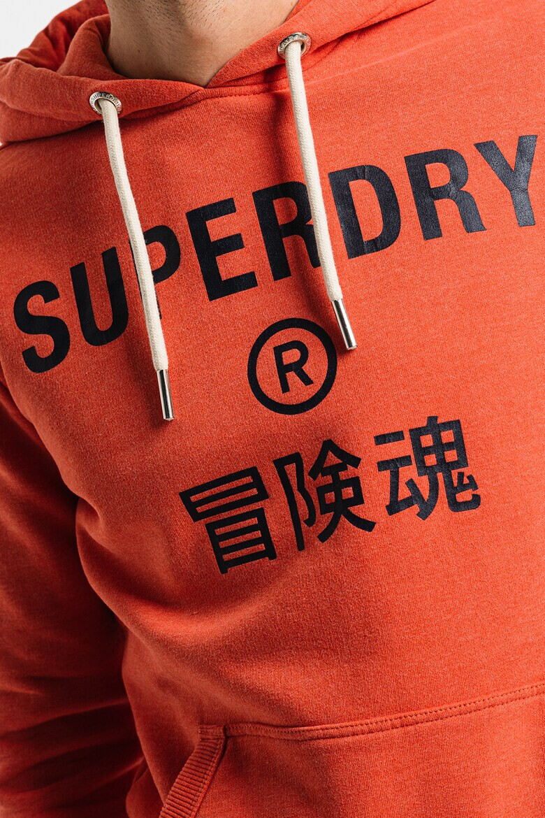 SUPERDRY Худи с лого и връзки - Pepit.bg