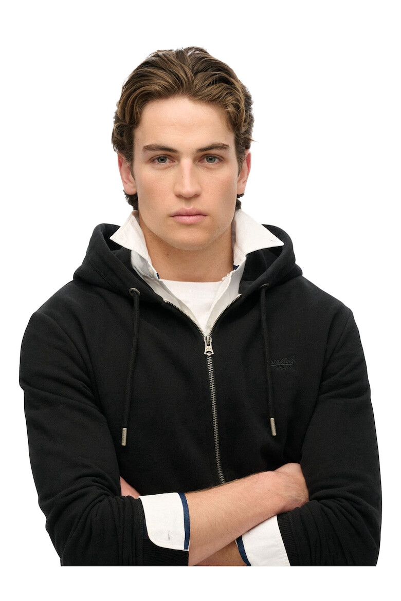 Superdry  Co Худи с цип - Черен - Pepit.bg