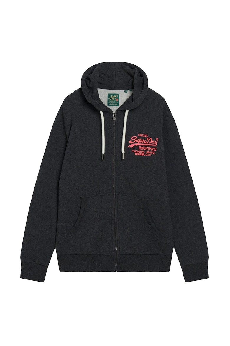 SUPERDRY Худи с цип и лого - Pepit.bg