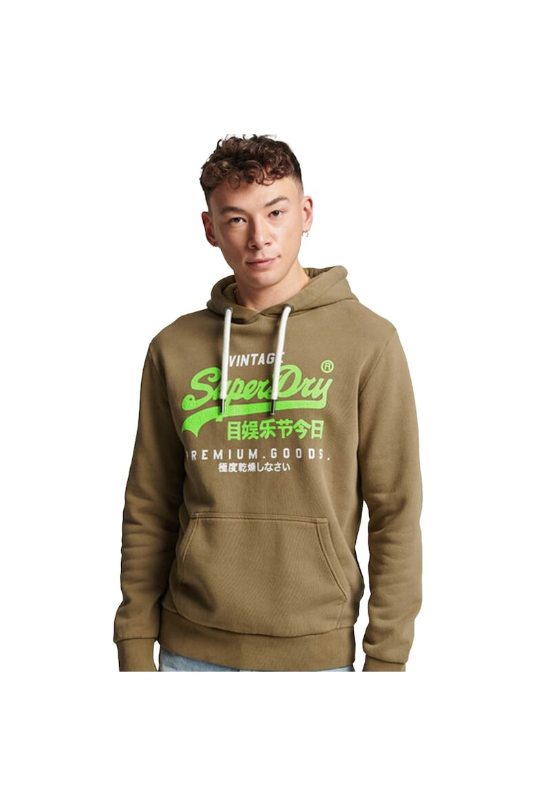 SUPERDRY Худи Vintage Premium с джоб кенгуру - Pepit.bg