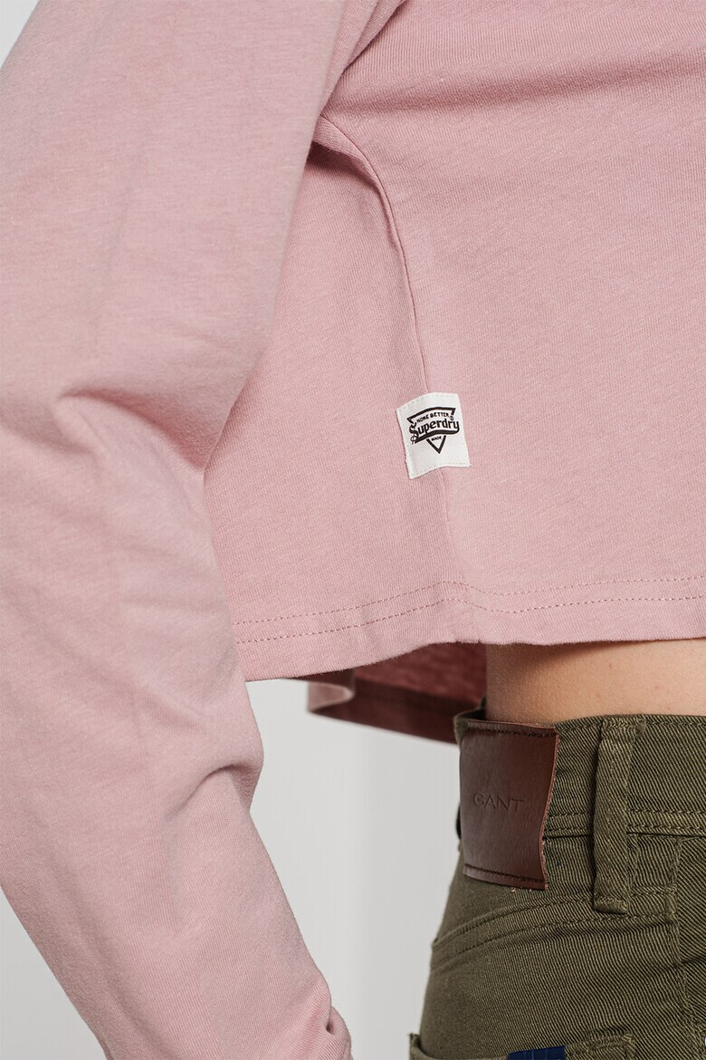 SUPERDRY Къс суитшърт Boho с паднали ръкави - Pepit.bg