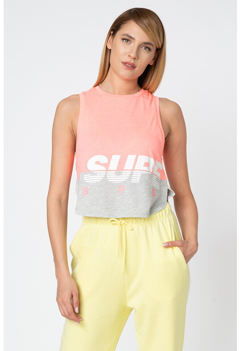 SUPERDRY Къс топ с лого - Pepit.bg