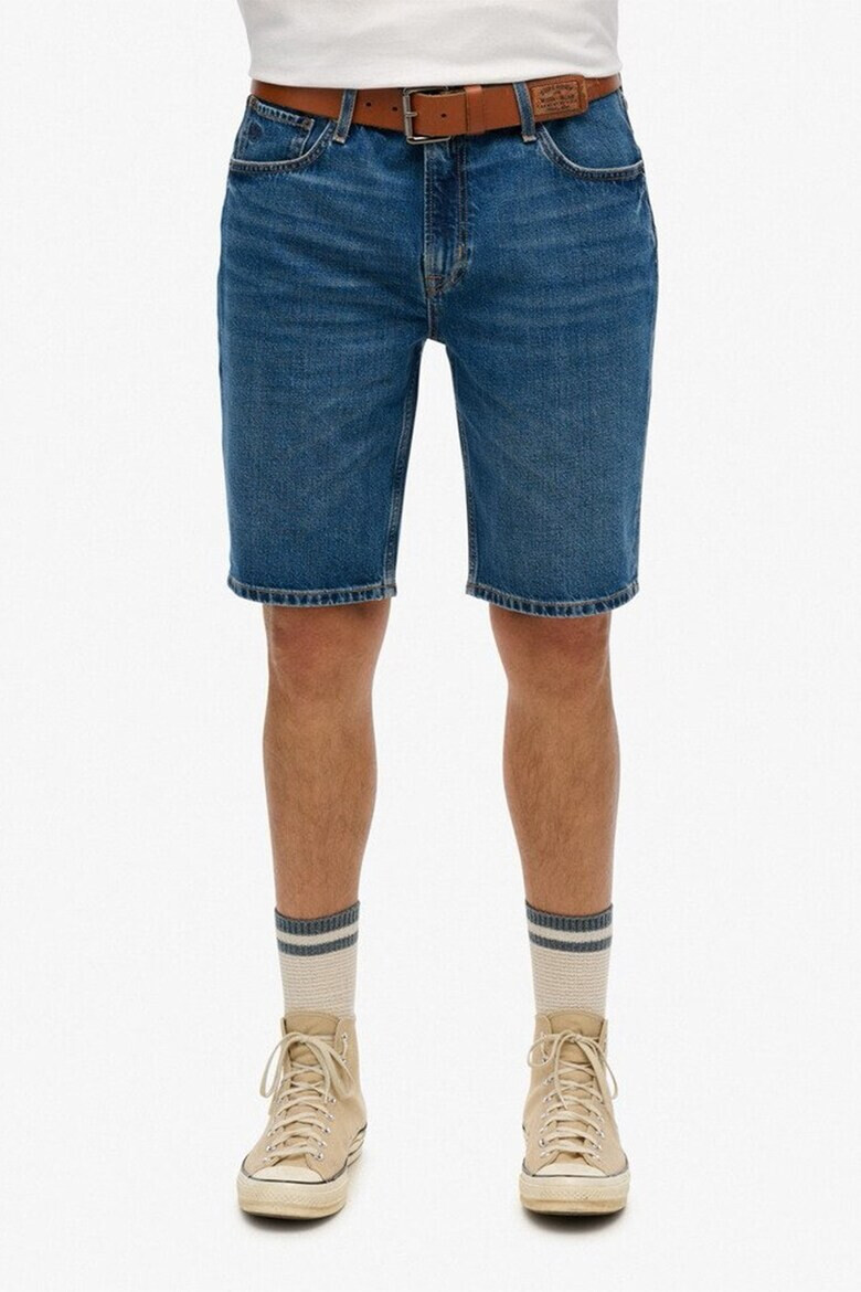 Superdry  Co Къси дънки с 5 джоба - Лавандула - Pepit.bg