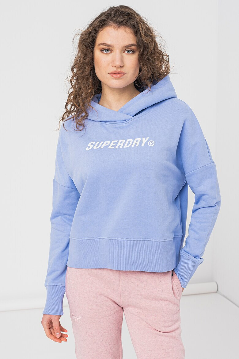 SUPERDRY Късо худи с принт и лого - Pepit.bg