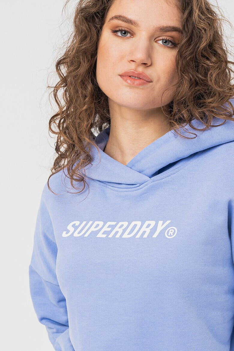 SUPERDRY Късо худи с принт и лого - Pepit.bg