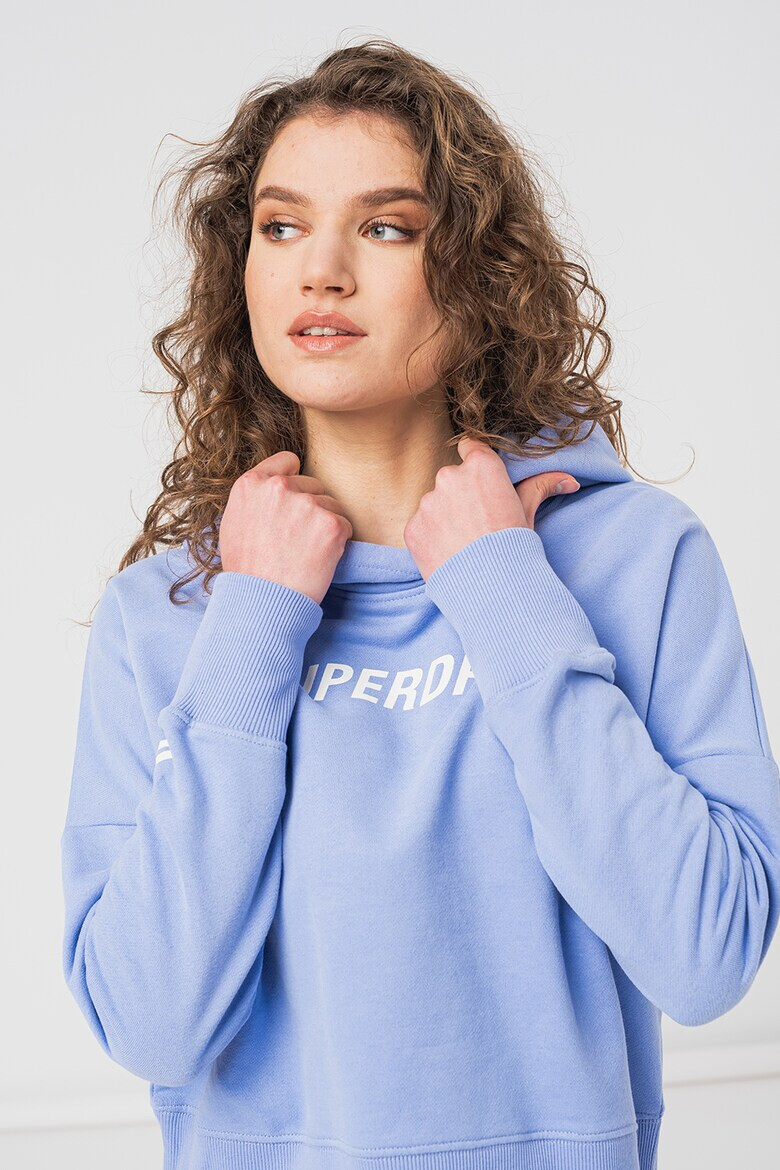 SUPERDRY Късо худи с принт и лого - Pepit.bg