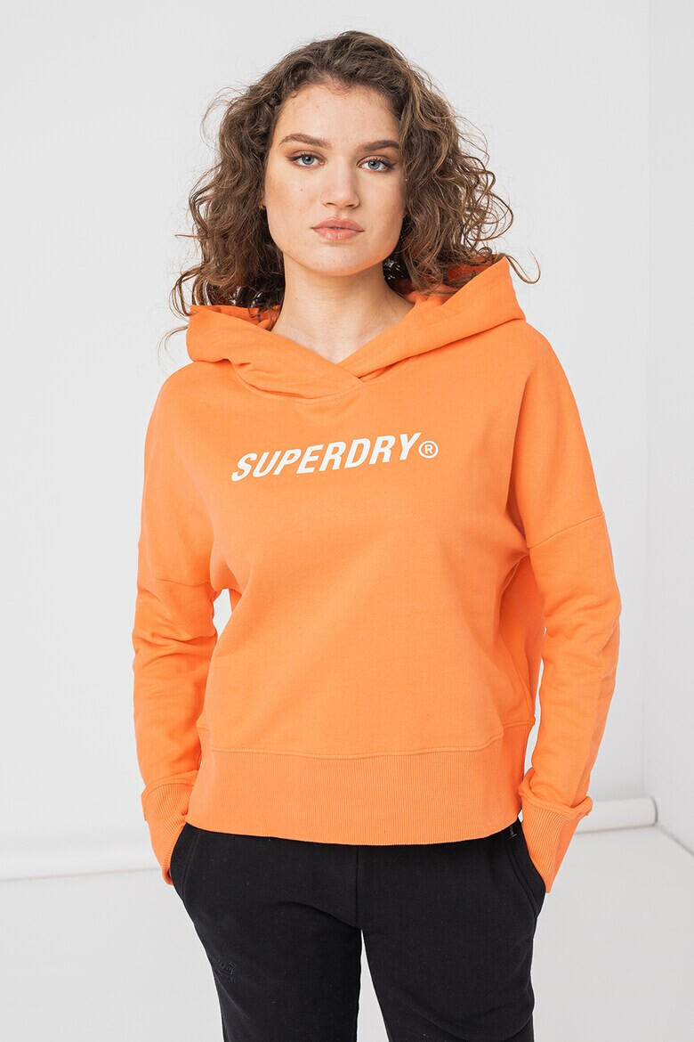 SUPERDRY Късо худи с принт и лого - Pepit.bg