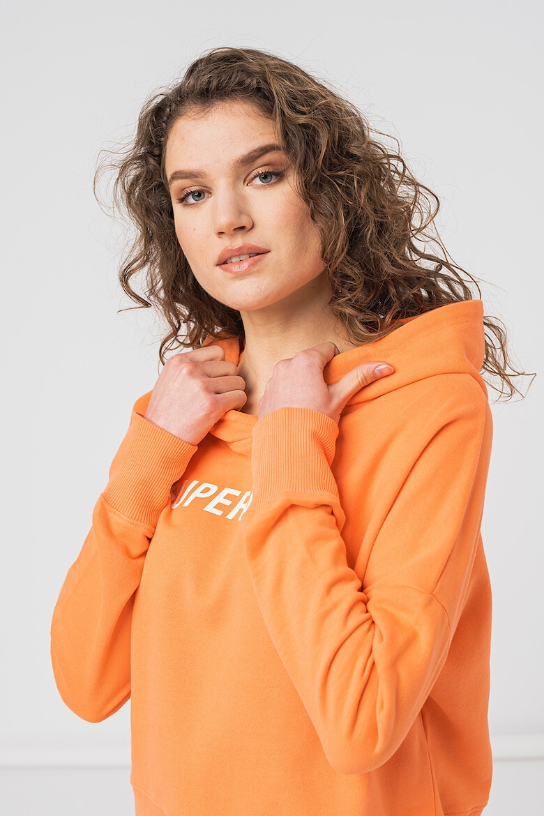 SUPERDRY Късо худи с принт и лого - Pepit.bg