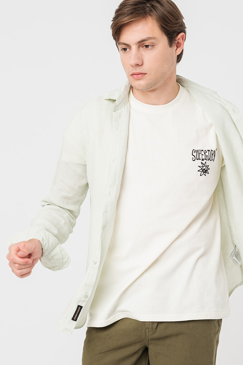 SUPERDRY Ленена риза Studios на райе - Pepit.bg