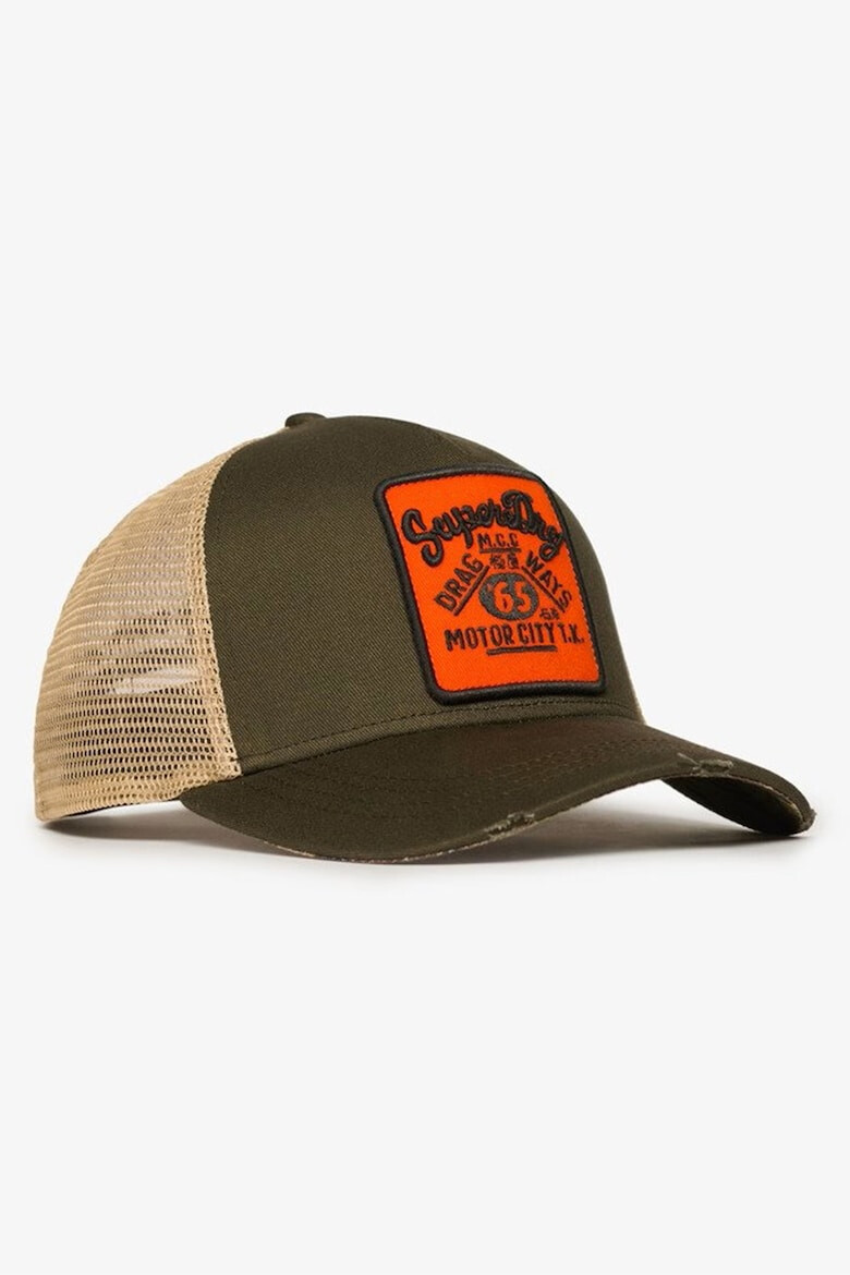 SUPERDRY Памучна шапка с лого - Pepit.bg