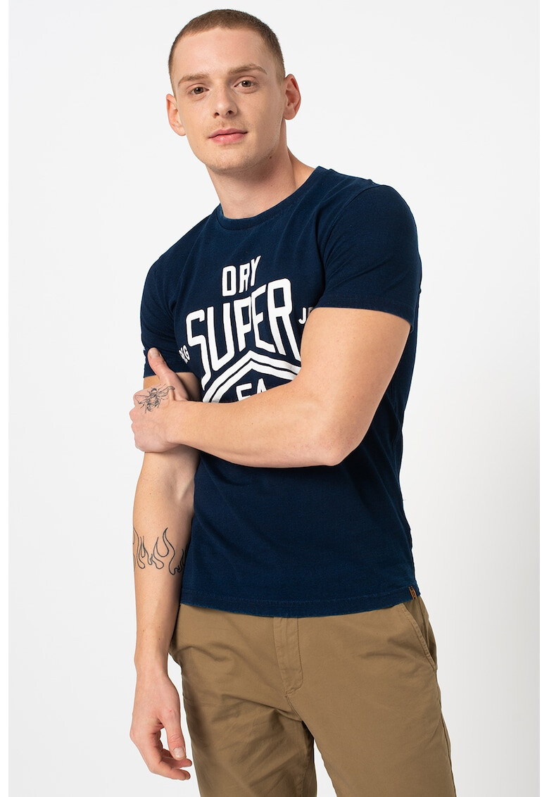 SUPERDRY Памучна тениска Copper Label с щампа - Pepit.bg